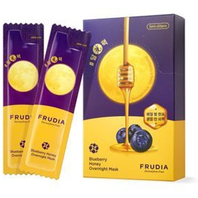 FRUDIA - Blueberry Honey Overnight maskerset