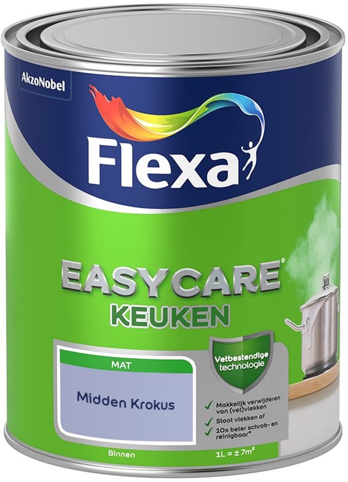 Flexa - Easycare Keuken - Midden Krokus - Mengverf - 1 L