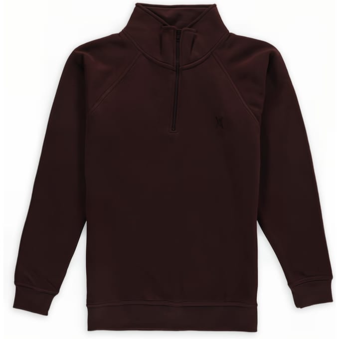 Aspact Ton Sur Ton Logo Zipper Vest Brown Größe: XXL | Pullover Outlet | Unisex | Braun