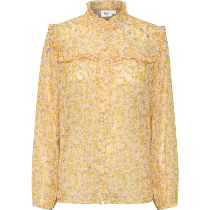 Saint Tropez - Maat L - TildaSZ LS Shirt Dames Blouse