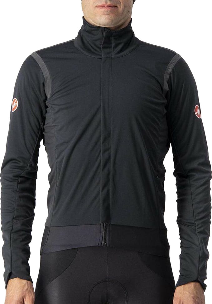 Castelli Fietsjack Lange mouwen Rain or Shine Heren Zwart - Alpha RoS 2 Jacket Light Black - M
