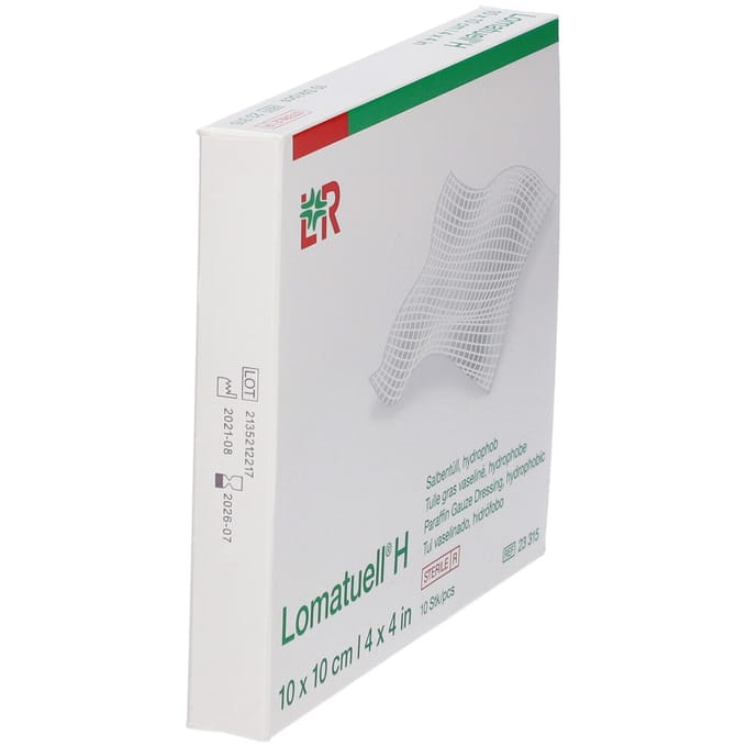 Lomatuell H Kompres Ster 10x10cm 10 23315