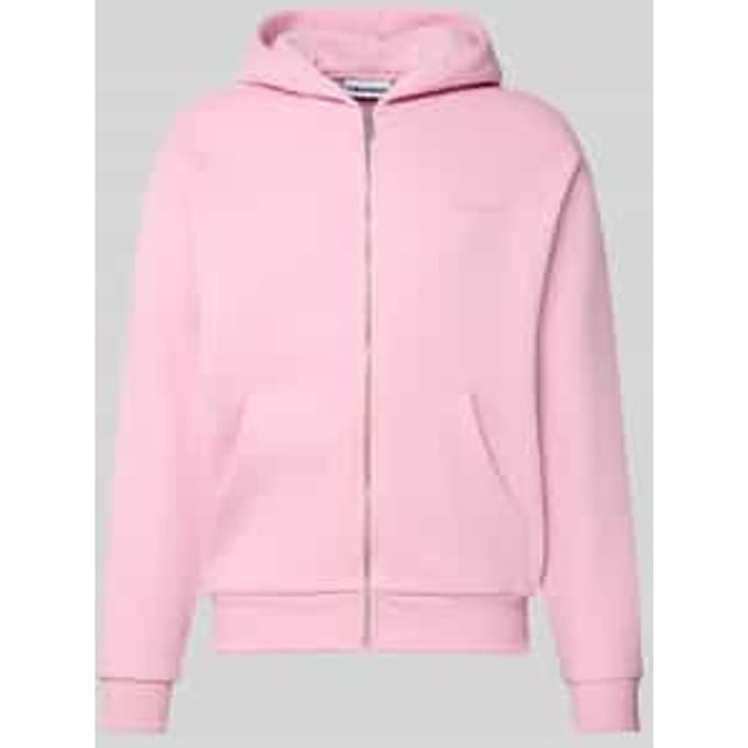 Regular fit sweatjack met logo-applicatie