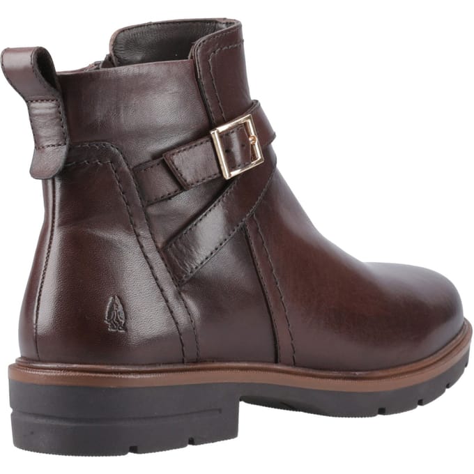 Hush Puppies Tove Leren Dames Bruine Laarzen