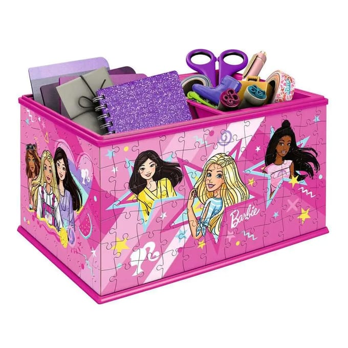 216 delige puzzel - opbergdoos - barbie 3d puzzel Ravensburger