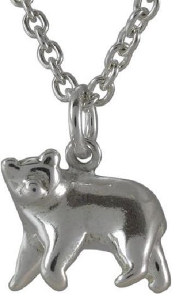 AuBor ®. Hanger. Zilver. De beer.