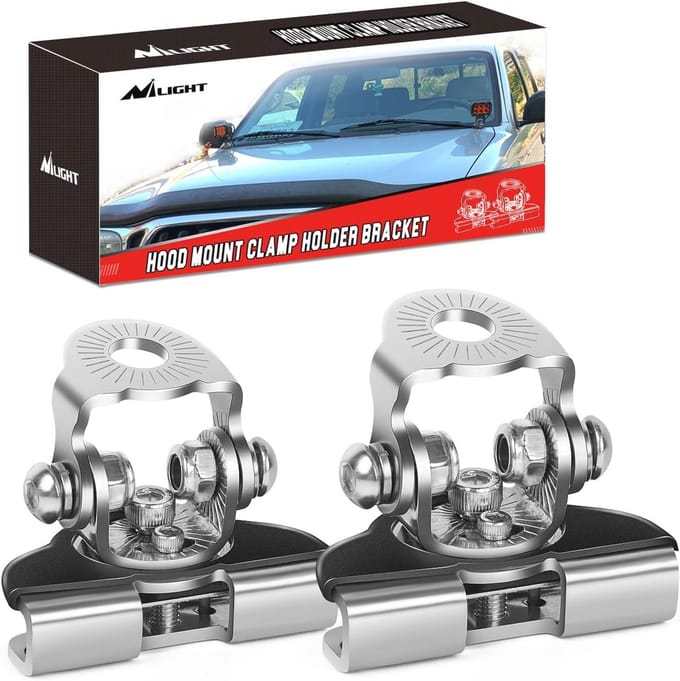 Universele Verstelbare LED Lamp Montageset voor Off-Road Voertuigen - 2 Stuks