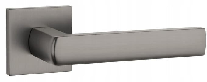 HOSTA Q SLIM Deurkruk Titanium Vierkant Rozet - Modern Design