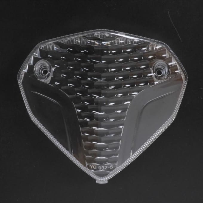 cabochon achterlicht één voor scooter mbk 50 nitro 2013 yg 932-5 / transparant nieuw