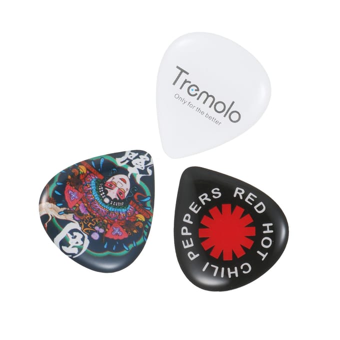 3 Stuks Gitaarplectrums Muziekinstrument Accessoires voor Elektrische Gitaar Bas (Zwaar) Heavy veelkleurig