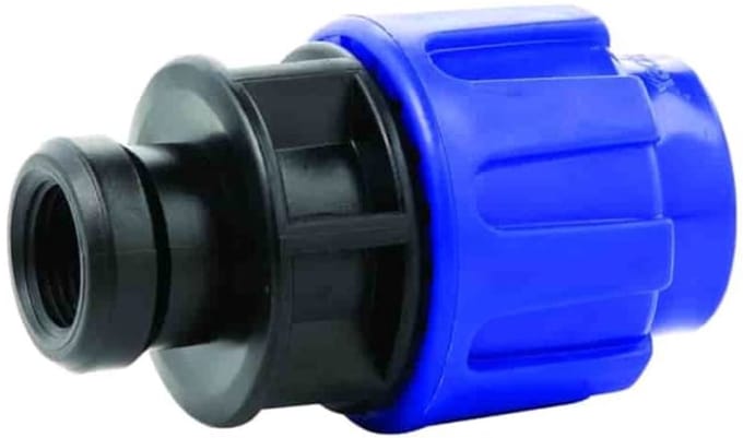 PP PE Rohr Verschraubung Kupplung 20 x 3/4" IG