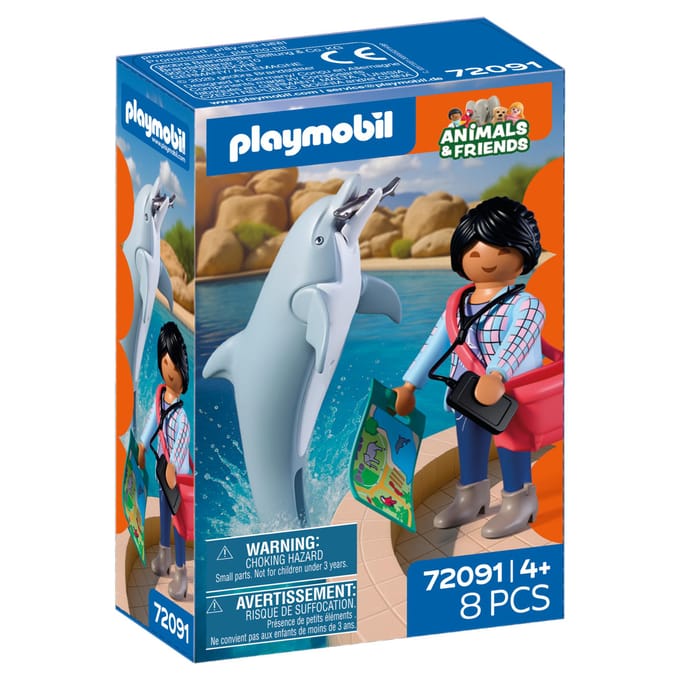 Playmobil – 1010452 – Speelset Zoo – Dolfijn en bezoeker