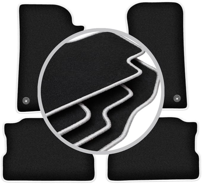 CARLUX-SILVER automatten voor: Jeep Wrangler IV Rubicon off-road (2017-)