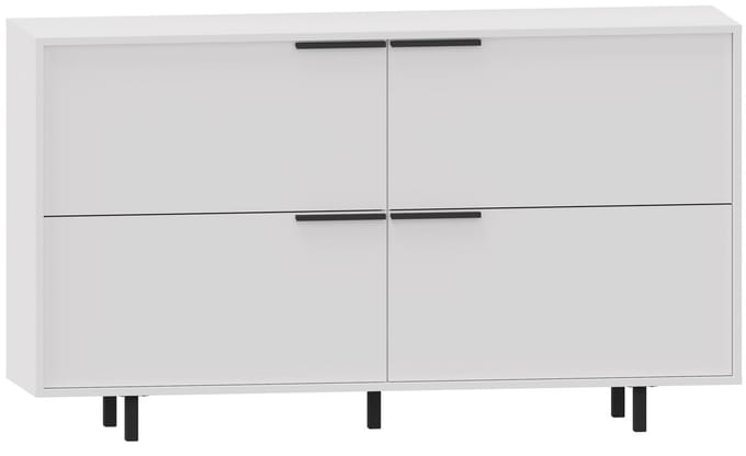 Alberto-Dressoir - 4-Kleps - Wit