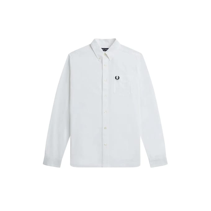 LongSleeve Oxford Shirt - White
