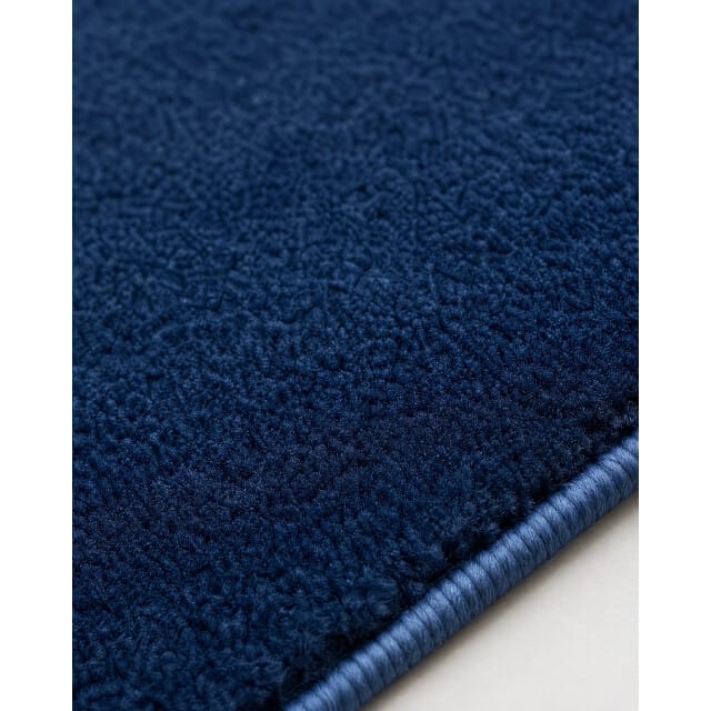 Muratap Samba fluffy badmat wasbaar & anti-slip navy- 60x120 cm