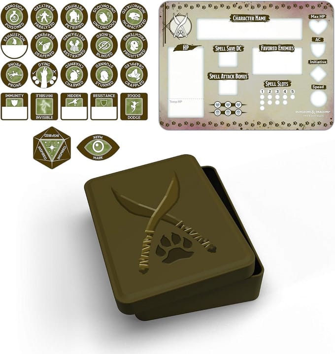 Statuseffect Tokens Set voor Rollenspellen en Gezelschapsspellen