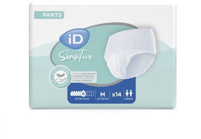 iD Sensitive Pants Extra Plus Medium - 1 pak van 14 stuks
