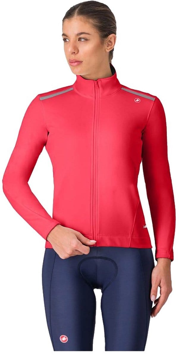 Castelli Espresso Air Gore-tex Infinium™ Windstopper® Jas Roze M Vrouw