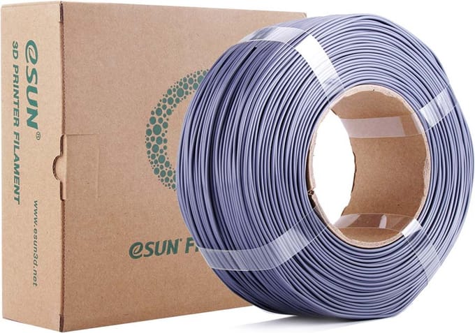 eSun PLA+ Refilament Grijs / Grey 1kg - 1.75mm - 3D printer filament