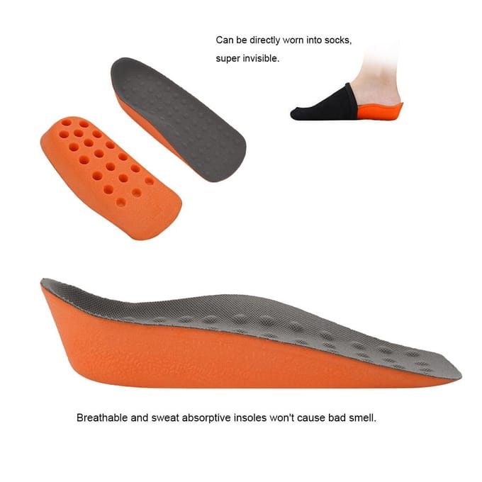 Onzichtbare Hoogteverhoging Schokabsorberende Inlegzolen Schok Inlegzolen Inzetstuk Schoenen Pad Grote Maat white