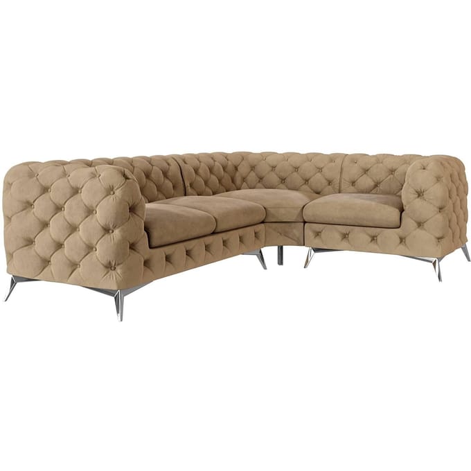 Hoekbank Nora rechts velvet | Ropez