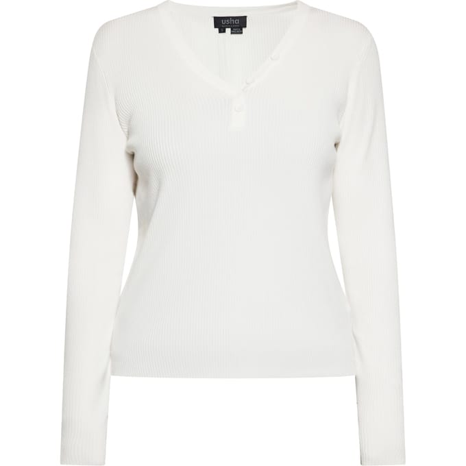usha Jumper Dames wolwit