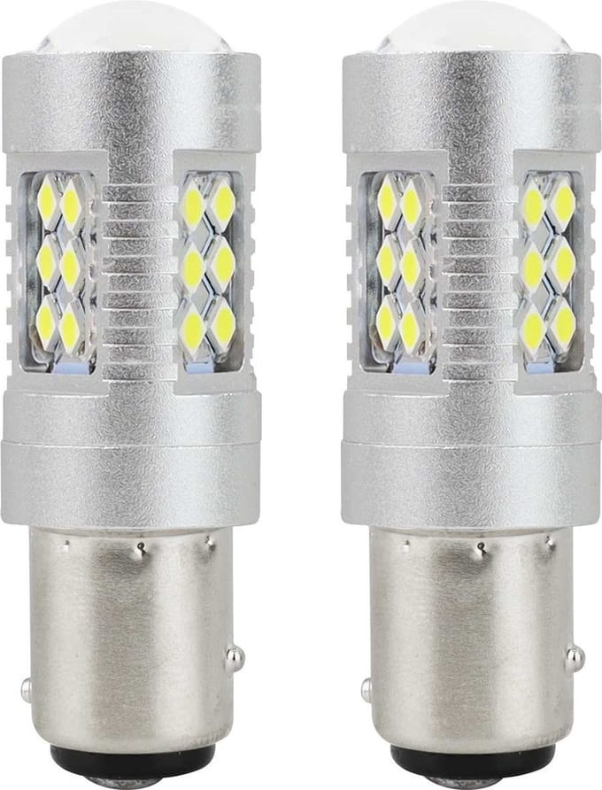 AMiO LED CANBUS 3030 24SMD 1157 BAY15D P21/5W Wit 12V/24V