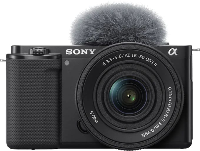 Sony ZV-E10 + 16-50mm lens - APS-C Systeemcamera - Vlogcamera