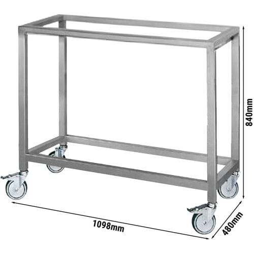 GGM Gastro Untergestell - offen - 4 E - für die GM, HGEM & EM Serie Zilver