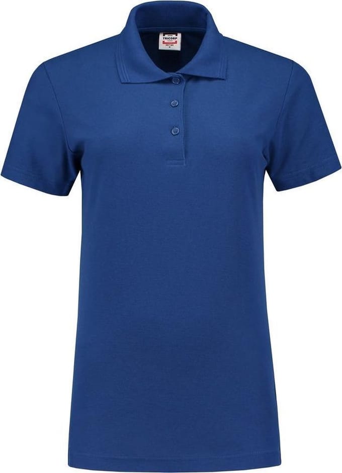 Tricorp  Poloshirt Slim Fit Dames 201006 Koningsblauw - Maat M