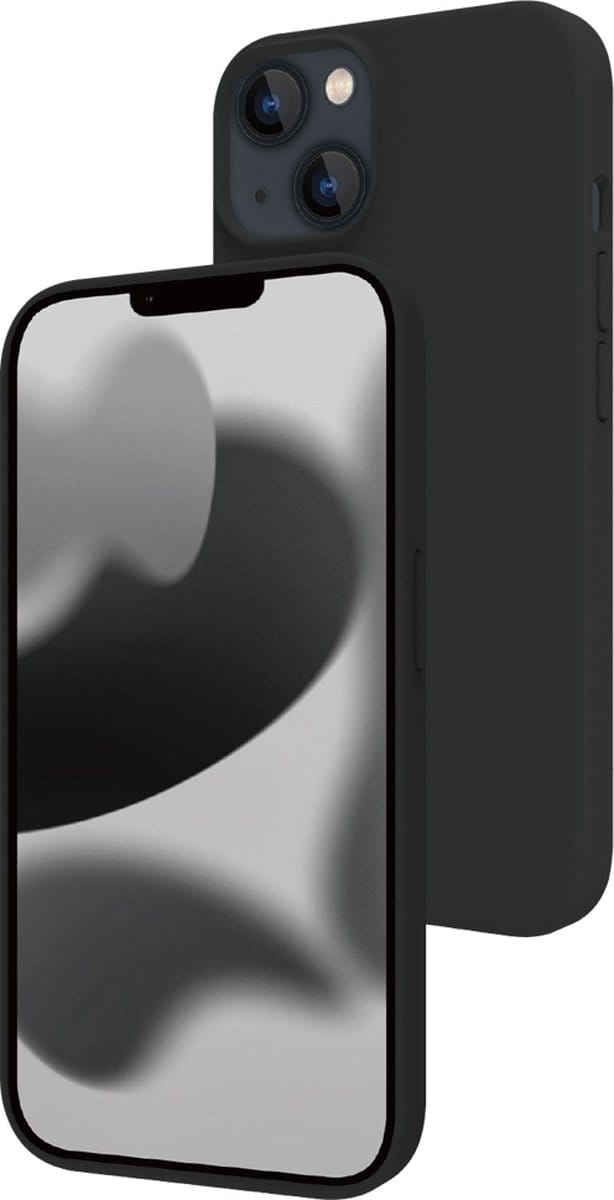 BeHello iPhone 14 Plus Soft Touch Case Magnetic Ring Black