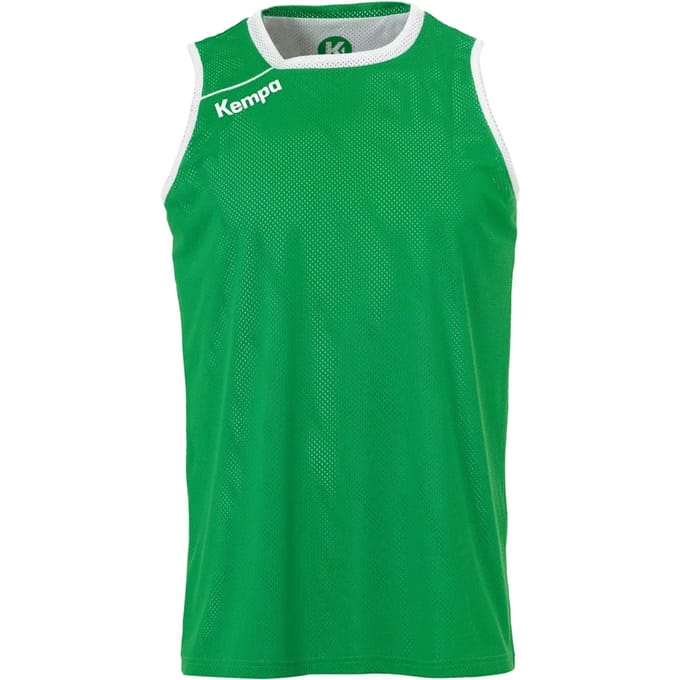 Kempa Reversible Shirt Kinderen - Wit / Groen | Maat: 152