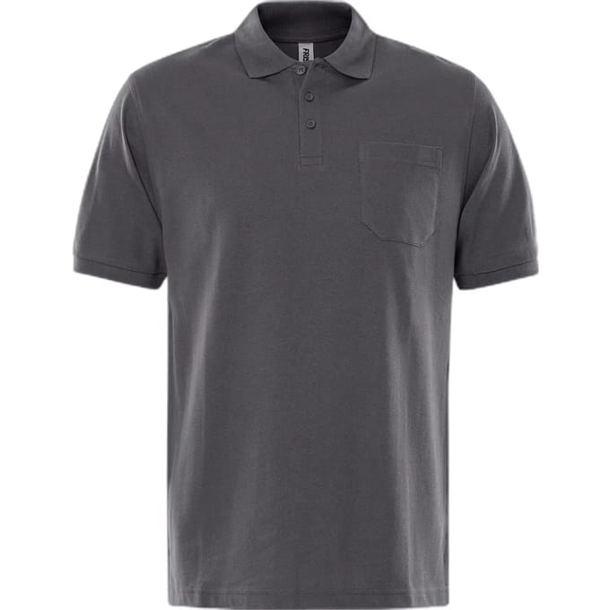 Fristads Heavy Poloshirt 1721 Piq - Donkergrijs - M