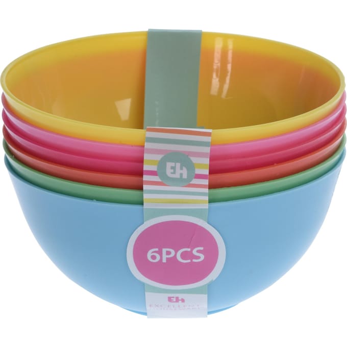 Excellent Houseware - Schaal Set van 6- 600 ml