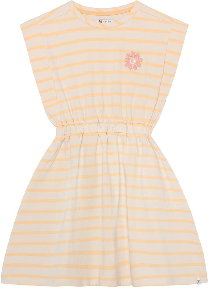 Noppies Jurk sleeveless stripe - Bone White - Maat 98