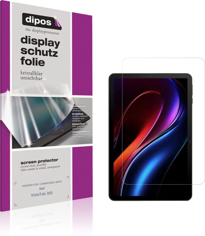 dipos – 2x Beschermfolie geschikt voor Itel VistaTab 30S | Krasbestendige & heldere Screenprotector Ultra-Thin