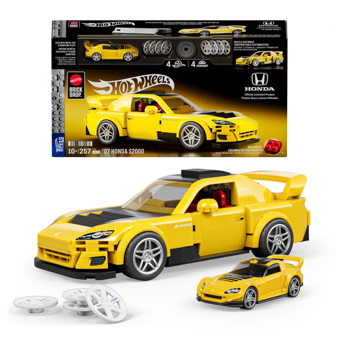 Mattel Brick Shop Hot Wheels Speed Series - '07 Honda S2000