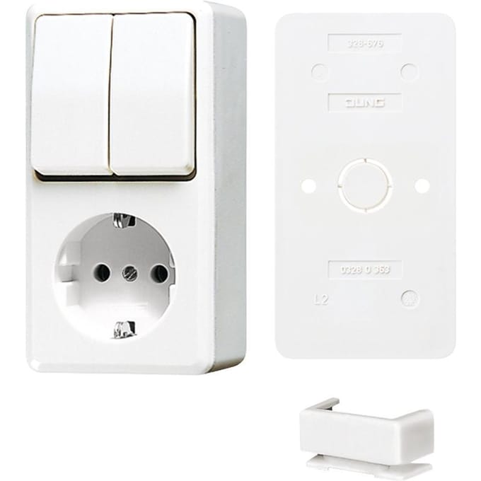 Jung AP600 serie RA-combinatie met bundel - B675AWW