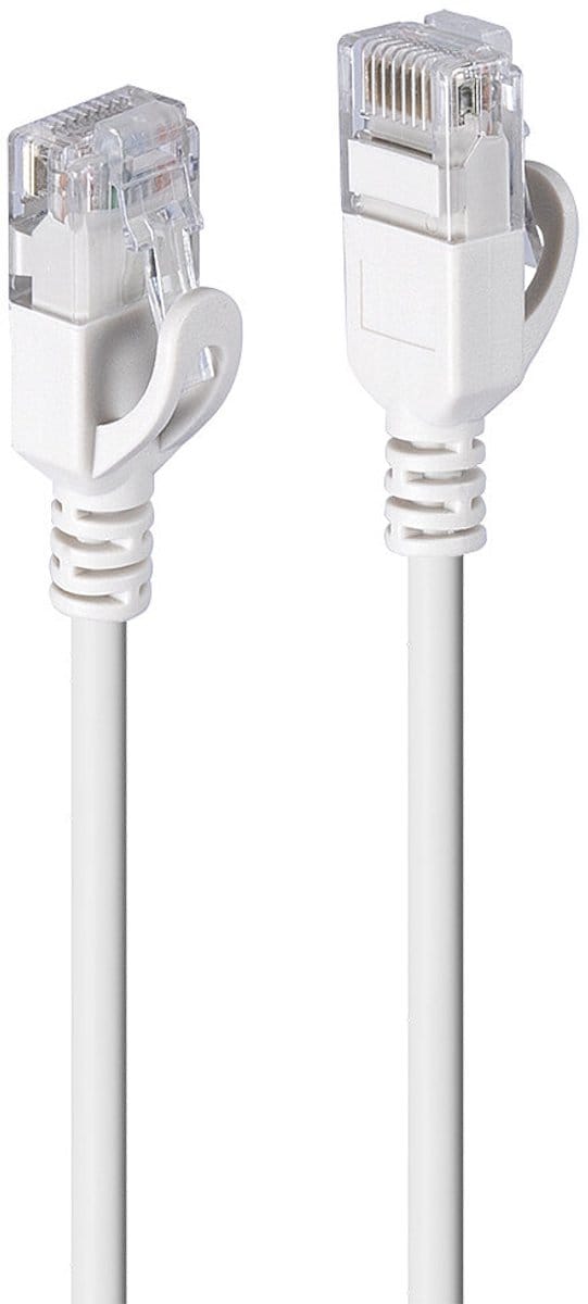 Lindy Cat.6A U/UTP Ultra Slim Ethernet Cable - 2m - Grijs - 2m