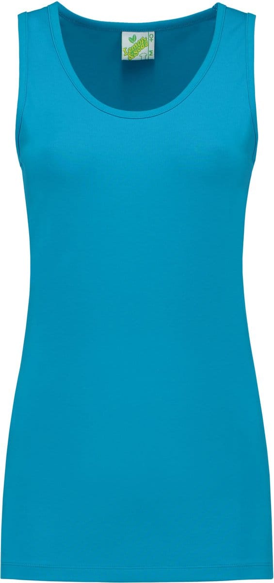 Lemon & Soda tanktop voor dames in de kleur Turquoise in de maat L