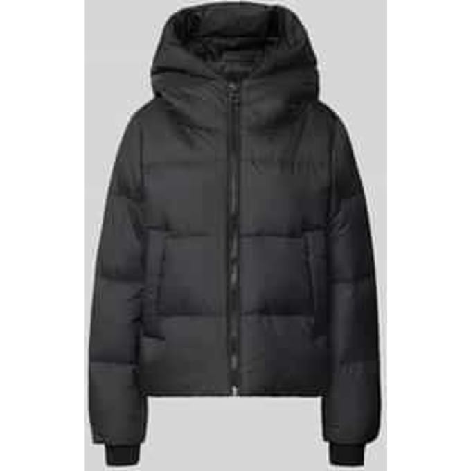 Regular fit donsjack met labelpatch