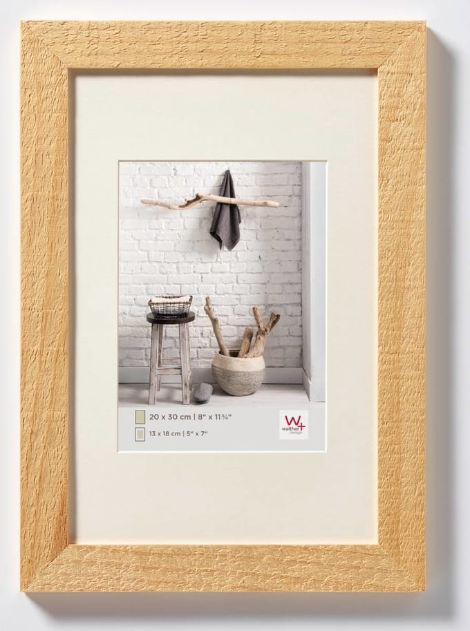 walther+ design HO030H Wissellijst Papierformaat: 20 x 30 cm Bruin