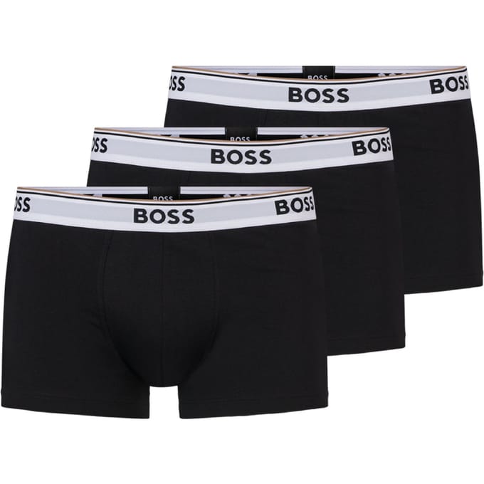Boxershort met elastische band met logo in een set van 3 stuks