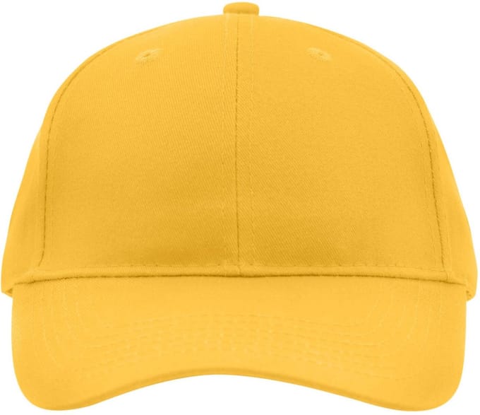 Myrtle Beach Baseball cap - goudgeel - 6-panel - volwassenen - casual / sport pet