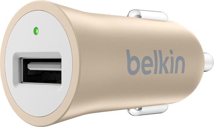 Belkin MIXIT Autolader USB Universeel - 5W/2.4A - Goud