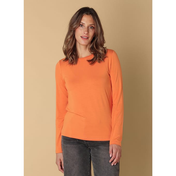 IVY BEAU Revi Tops - Mandarin orange - maat 36
