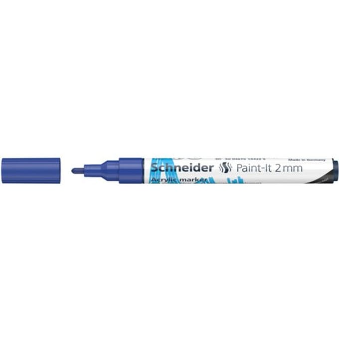 Schneider acrylmarker - Paint-It 310 - 2mm - blauw - S-120103