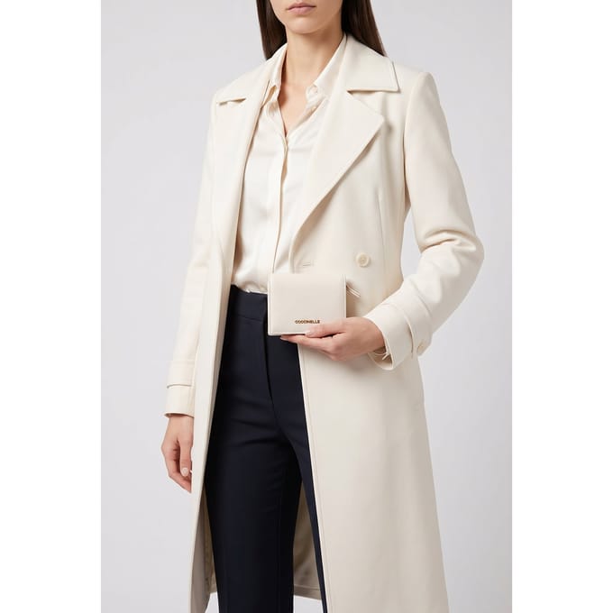Coccinelle Metallic Soft Blanco Taglia: OS | Pochette Outlet | Donna