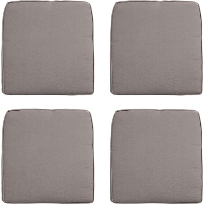 Madison - Zitkussen Wicker Panama taupe - Ca. 48x48 cm - Set van 4